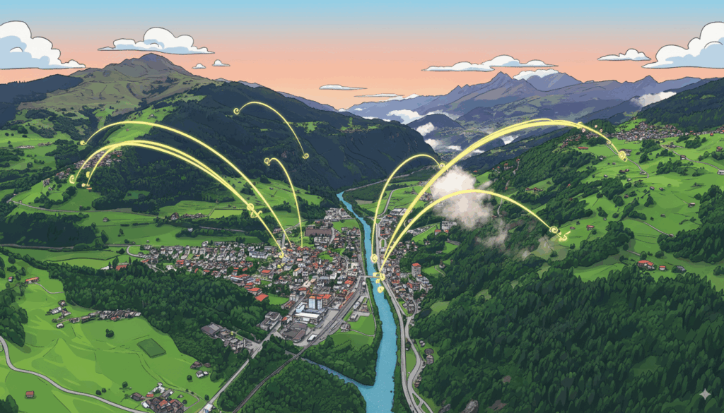 Lokale Elektrizitätsgemeinschaft in Ilanz